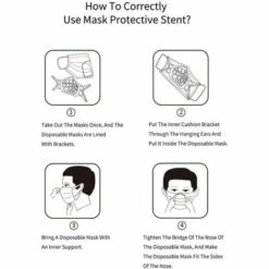 Cadre De Support Interne En Silicone 3D Pour Masque,Créer Plus D'espace Respiratoire,Soulage La Douleur à La Pression Protecteur D'oreille à Boucle Réglab Ensemble De Réutilisable Et Lavable 14.5*7.5cm Fontainebleau 10Pcs Blanc 11 Cadre De Support Interne En Silicone 3D Pour Masque,Créer Plus D'espace Respiratoire,Soulage La Douleur à La Pression Protecteur D'oreille à Boucle Réglab Ensemble De Réutilisable Et Lavable 14.5*7.5cm Fontainebleau 10Pcs Blanc -Protection des voies respiratoires Soldes 46473060 5