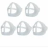 3D Cadre De Support Intérieur Masque En Silicone Avec Cadre Intérieur Masque Supports De Protection Pour Rouge à LèVres Gardez Le Tissu Hors De La Bouche Pour Créer Plus L'espace De Respiratoire 10*8.5*3cm Fontainebleau 5Pcs Blanc