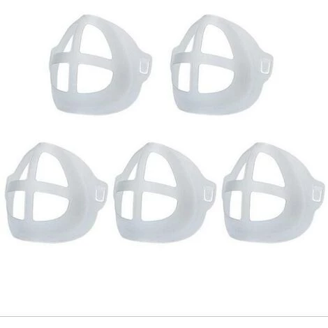 3D Cadre De Support Intérieur Masque En Silicone Avec Cadre Intérieur Masque Supports De Protection Pour Rouge à LèVres Gardez Le Tissu Hors De La Bouche Pour Créer Plus L'espace De Respiratoire 10*8.5*3cm Fontainebleau 5Pcs Blanc 3 3D Cadre De Support Intérieur Masque En Silicone Avec Cadre Intérieur Masque Supports De Protection Pour Rouge à LèVres Gardez Le Tissu Hors De La Bouche Pour Créer Plus L'espace De Respiratoire 10*8.5*3cm Fontainebleau 5Pcs Blanc