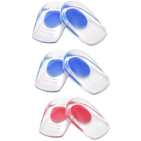 TRIOMPHE Coussinets Pour Talon Gel, Protège Talon Silicone Sport, Semelle Talonnette Gel Coupelles Pour La Fasciite Plantaire 3 Paires -Pointure 35-40 3 TRIOMPHE Coussinets Pour Talon Gel, Protège Talon Silicone Sport, Semelle Talonnette Gel Coupelles Pour La Fasciite Plantaire 3 Paires -Pointure 35-40