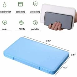 Boîte De Rangement Pour Masques Triomphe 4 PièCes Portables En Plastique Boite Étui De Masque Léger BoîTe De Rangement RéUtilisable éTanche Pour Le Visage Boîte De Rangement Pour Masque Anti-poussière -Protection des voies respiratoires Soldes 46607372 3