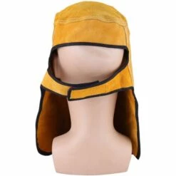 Masque De Soudage Confortable En Cuir,Triomphe Masque De Travail De Capuchon De Casque De Soudage Durable Résistant à La Chaleur Respirant De Soudage Casque De PProtection Masque -Protection des voies respiratoires Soldes 46607377 4