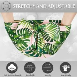 Bonnets De Douche Pour Femmes,Triomphe Bonnets De Douche Réutilisables Imperméables Turban à Ourlet Élastique Bonnets De Bain Douche Pour Cheveux Longs (Feuille De Palmier Et Léopard) 2 Pièces 9 Bonnets De Douche Pour Femmes,Triomphe Bonnets De Douche Réutilisables Imperméables Turban à Ourlet Élastique Bonnets De Bain Douche Pour Cheveux Longs (Feuille De Palmier Et Léopard) 2 Pièces -Protection des voies respiratoires Soldes 46607398 3