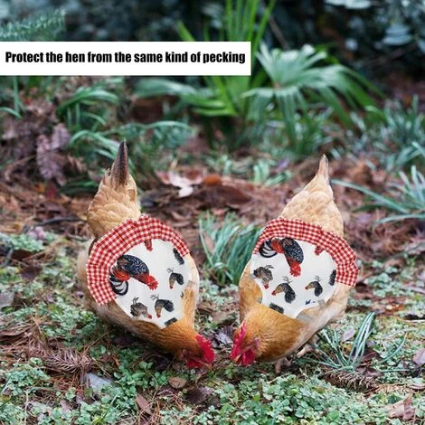 Selle De Poulet Résistante à L'usure,Triomphe Tablier De Poule, Paquet De 2 Thermiques Pour Poules De Volaille 4 Selle De Poulet Résistante à L'usure,Triomphe Tablier De Poule, Paquet De 2 Thermiques Pour Poules De Volaille – Image 2