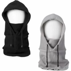 SUPERMARKET Balaclava, 2pcs Cagoules Thermiques En Polaire - Respirante & Chaude，Superma