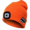 SUPERMARKET LED Bluetooth 5.0 Bonnet Chapeau, Haut-Parleur Stéréo Intégré Et Micro, Hiver Chaud Tricoté Eclairage Sans Fil Bluetooth Casque Musique Chapeau Pour La Course à Pied, Randonnée, Cadeau De Noël，Superma -Protection des voies respiratoires Soldes 46640932 1