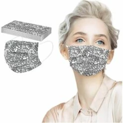 Tissu Adulte Non-tissé 3 Plis Protection Faciale Motif Imprimé Dentelle Couvre-Chef Visage Foulard Course Pied Randonnée Pour Hommes Femmes Adolescents,Irisfr(50pcs) 11 Tissu Adulte Non-tissé 3 Plis Protection Faciale Motif Imprimé Dentelle Couvre-Chef Visage Foulard Course Pied Randonnée Pour Hommes Femmes Adolescents,Irisfr(50pcs) -Protection des voies respiratoires Soldes 46647404 5