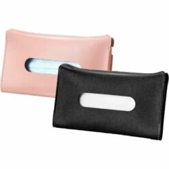 Kueatily Support De Masque Facial En Tissu 2 Pièces (noir Et Rose)