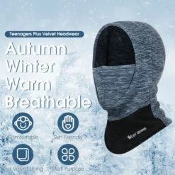 West Biking Fin Automne Hiver Cyclisme Casquette Visage Chaud Accessoire De Sport En Plein Air Velo Cou Et Rechauffeur Visage Respirant Ski Velo Course Visage Echarpe,Noir -Protection des voies respiratoires Soldes 47309625 3