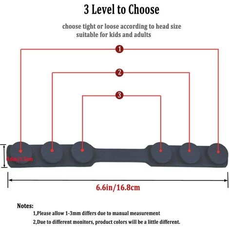 GUAZHUNIFR Masque Attache Crochets Boucles D'oreilles Silicone Extension Sangle Boucle De Protection Auditive Guazhuni (5 PCS) 5 GUAZHUNIFR Masque Attache Crochets Boucles D'oreilles Silicone Extension Sangle Boucle De Protection Auditive Guazhuni (5 PCS) – Image 3