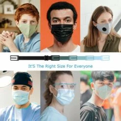 GUAZHUNIFR Aattache Pour Masque,Attache Masque,Crochet Masque,Guazhuni (Noir） -Protection des voies respiratoires Soldes 47740730 5