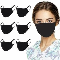 ALMI Lot De 6 Visage Unisexe Réutilisables Pour Le Cyclisme Lavables Et Réutilisables Pour Femmes Et Hommes