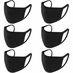 ALMI Lot De 6 Visage Unisexe Réutilisables Pour Le Cyclisme Lavables Et Réutilisables Pour Femmes Et Hommes -Protection des voies respiratoires Soldes 47747936 5