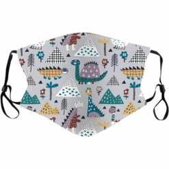 ALMI 5PCS Enfant Lavable Fille Garcon Tissu Reutilisable Coton Ajustable Original Mignon Dessins Animés. Imprimé Papillon Anti-Pollution Anti-Poussière Adolescents École Activités (A04) -Protection des voies respiratoires Soldes 47747937 4