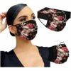 ALMI 50Pcs Masque_Adulte_Jetable Noel 3 Couches Non Tissé Anti-Poussière Anti-Pollution Respirant Confortable Face Scarfs Avec Crochets D'oreille Élastiques Joyeux Noël Masque Noir -Protection des voies respiratoires Soldes 47748813 1