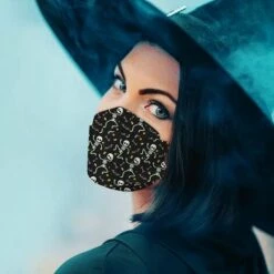 TANABATA 30 Pièces Adultes Halloween Motif_Masques - 3 Plis Non Tissé Et Meltblown Tissu, Mode Stéréo Impression Conception Doux Extensible Réutilisable Confortable Pour Loisirs Sport Femmes Et Hommes -Protection des voies respiratoires Soldes 47812552 5