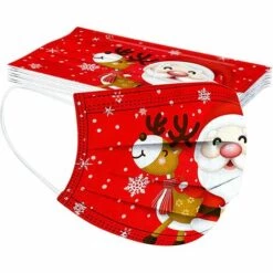 TANABATA 50Pcs Enfant Jetable 3 Couches Filtre. Mignonne Facial Imprimé Sport Anti-poussière Les Extérieurs Bandana.Confortable Respirable écharpe Animaux -Protection des voies respiratoires Soldes 47812556 4