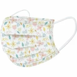 TANABATA 50 Pièces Enfant_Masque_Tissu Non-tissé 3 Plis Protection Faciale Jetable Antipoussière Doux Respirant Haute Qualité Plein Air Hommes Et Femmes Mignonne Impression Bandeaux Pour -Protection des voies respiratoires Soldes 47812559 3