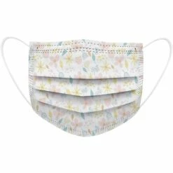 TANABATA 50 Pièces Enfant_Masque_Tissu Non-tissé 3 Plis Protection Faciale Jetable Antipoussière Doux Respirant Haute Qualité Plein Air Hommes Et Femmes Mignonne Impression Bandeaux Pour -Protection des voies respiratoires Soldes 47812559 5