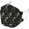 TANABATA 30 Pièces Adultes Halloween Motif_Masques - 3 Plis Non Tissé Et Meltblown Tissu. Mode Stéréo Impression Conception Doux Extensible Réutilisable Confortable Pour Loisirs Sport Femmes Et Hommes -Protection des voies respiratoires Soldes 47812567 1