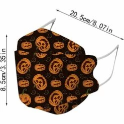 TANABATA 30 Pièces Adultes Halloween Motif_Masques - 3 Plis Non Tissé Et Meltblown Tissu. Mode Stéréo Impression Conception Doux Extensible Réutilisable Confortable Pour Loisirs Sport Femmes Et Hommes -Protection des voies respiratoires Soldes 47812567 3