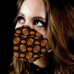 TANABATA 30 Pièces Adultes Halloween Motif_Masques - 3 Plis Non Tissé Et Meltblown Tissu. Mode Stéréo Impression Conception Doux Extensible Réutilisable Confortable Pour Loisirs Sport Femmes Et Hommes -Protection des voies respiratoires Soldes 47812567 4