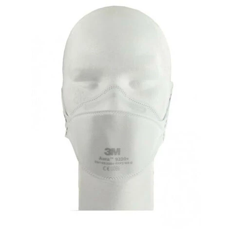 Masque 3M Aura 9320 Anti-poussières Pliable FFP2 Sans Soupape 5 Masque 3M Aura 9320 Anti-poussières Pliable FFP2 Sans Soupape – Image 3