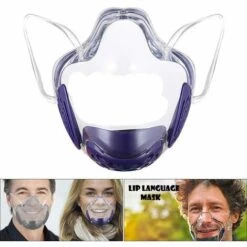 Écran Facial Transparent, Betterlife écran Facial Léger Anti-ée Respirant à Expression Visible, écran Facial Lavable Réutilisable - Violet，2 Pcs -Protection des voies respiratoires Soldes 48925114 3