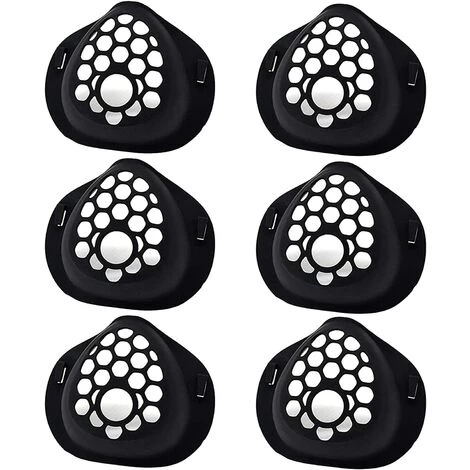 Lot De 6 Supports 3D En Silicone Pour Masque, Betterlife Rouge à Lèvres, Support Intérieur De Coussin (noir) 3 Lot De 6 Supports 3D En Silicone Pour Masque, Betterlife Rouge à Lèvres, Support Intérieur De Coussin (noir)