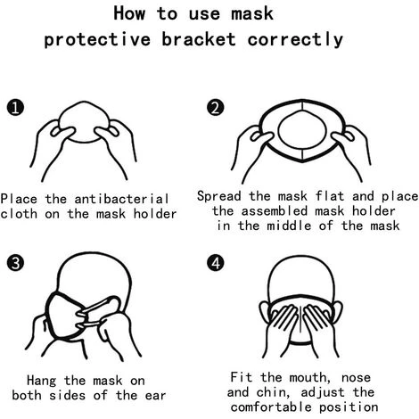 Lot De 6 Supports 3D En Silicone Pour Masque, Betterlife Rouge à Lèvres, Support Intérieur De Coussin (noir) 5 Lot De 6 Supports 3D En Silicone Pour Masque, Betterlife Rouge à Lèvres, Support Intérieur De Coussin (noir) – Image 3