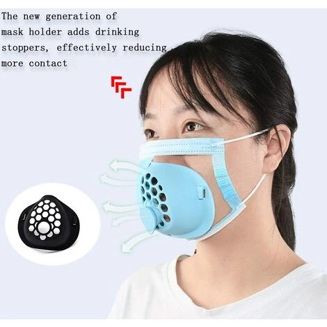 Lot De 6 Supports 3D En Silicone Pour Masque, Betterlife Rouge à Lèvres, Support Intérieur De Coussin (noir) 6 Lot De 6 Supports 3D En Silicone Pour Masque, Betterlife Rouge à Lèvres, Support Intérieur De Coussin (noir) – Image 4