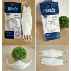 SUPERMARKET Kf_94 Lot De 50 Masques Faciaux 4 Couches Fabriquées En Corée Blanc，Superma -Protection des voies respiratoires Soldes 48929800 5