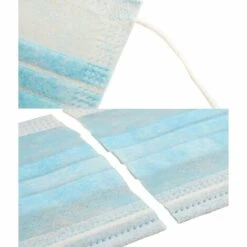 DEVENIRRICHE 50 Masques Protections Jetables Non Tissées Anti-poussière 3 Couches -Protection des voies respiratoires Soldes 49095890 4