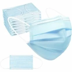GDRHVFD 50 Pièces Masques Enfants Jetable Rose/Bleu/Couleur - 3 Couches Pour Enfants Certifié Ce Masques De Protection Jetables Face Scarf Animé Mignon Imprimé Dessin