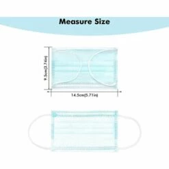 GDRHVFD 50 Pièces Masques Enfants Jetable Rose/Bleu/Couleur - 3 Couches Pour Enfants Certifié Ce Masques De Protection Jetables Face Scarf Animé Mignon Imprimé Dessin -Protection des voies respiratoires Soldes 49096050 5