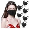 Masque Facial Anti-poussière, 3D Stéréo Couvre-bouche Avec Couvre-oreilles élastiques, Coupe-vent Et Anti-poussière, Unisexe, Ajustable, Lavable, Confortable, Respirant Et Réutilisable Pour, 6 Pièces，Starlight -Protection des voies respiratoires Soldes 49149526 1