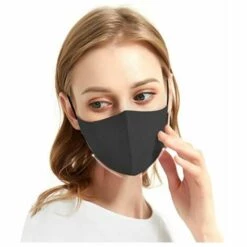 Masque Facial Réutilisable En Tissu Lavable Avec Boucles D'oreilles Réglables, Masque De Protection Respirant Pour Homme Et Femme，6Pcs，Starlight -Protection des voies respiratoires Soldes 49149527 5