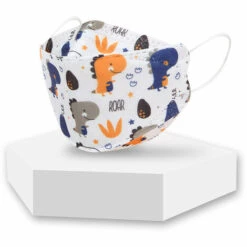 THSINDE Masque KF94, 50 Pièces Masques Imprimé Filtrant , 4 Couches De Protection Respirant E