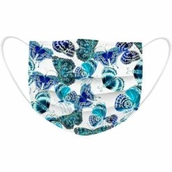 MODOU 50 Pièces Fleur Imprimé Masque Adulte, Jetable 3 Couches Respirant Imprimé Protection_Faciale, Doux Et Confortable Écharpe Bandana Couverture -Protection des voies respiratoires Soldes 50904639 3