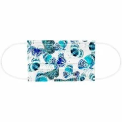 MODOU 50 Pièces Fleur Imprimé Masque Adulte, Jetable 3 Couches Respirant Imprimé Protection_Faciale, Doux Et Confortable Écharpe Bandana Couverture -Protection des voies respiratoires Soldes 50904639 4