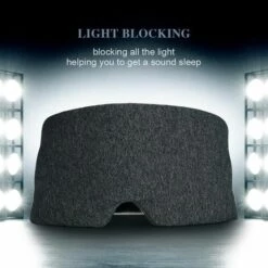 ILOVEMILAN Masque De Sommeil 100% Coton Fait à La Main Blackout - Masque Pour Les Yeux Confortable Et Respirant Pour Dormir Avion Réglable Blinder Blindfold Avec Pochette De Voyage - Meilleur Masque De Nuit Pour Femme Homme Enfant -Protection des voies respiratoires Soldes 50912810 3