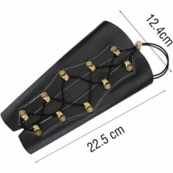 Protège-Bras En Cuir Armguard Pour Tir à L'arc Brun/Noir Adulte Jeunesse Protection En Cuir Protège-Bras Protecteur Bracelet Costume Pour Arc Classique Tir Chasse Triomphe, Réglable（Noir） -Protection des voies respiratoires Soldes 50949668 2