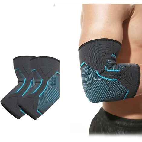 1 Paire Coudière Tendinite Pour Homme & Femme,Triomphe Manchon De Compression Bras Et Coude Pour Tennis Elbow, Attelle Coude Tendinite, Coudière Musculation Et Épicondylite (XL, Bleu) 3 1 Paire Coudière Tendinite Pour Homme & Femme,Triomphe Manchon De Compression Bras Et Coude Pour Tennis Elbow, Attelle Coude Tendinite, Coudière Musculation Et Épicondylite (XL, Bleu)