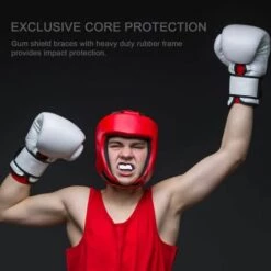 Protège-dents Professionnel Pour Le Sport - Canaux D'air Améliorés Pour Plus De Condition Physique - Confort Et Maintien Sûr Pour Les Arts Martiaux, La Boxe, Le Kickboxing, Le Football Américain, Le Hockey - Pour Adultes, Fontainebleau -Protection des voies respiratoires Soldes 51211907 4