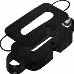 100 Pack Masque Jetable Masque Non Tissé Pour Yeux Couverture De Masque Des Yeux Sanitaire Blanc Compatible Avec Casque VR Headset De Réalité Virtuelle (noir) -Fontainebleau