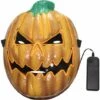 ZHUOXUAN Masque De Cosplay De Costume D'Halloween De Visage De Citrouille Rougeoyante De LED -Protection des voies respiratoires Soldes 51449176 1