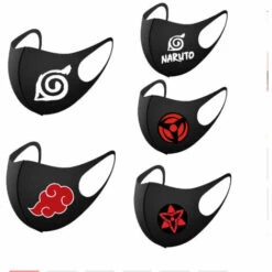 ZHUOXUAN Lot De 5Masques En Coton Noir Lavable En Tissu Réutilisable Couvrant Les Hommes Avec Sangle Réglable Femmes Respirant Mode Protection Bouche Couvre Adulte Masque,a