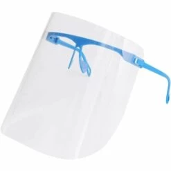 LITZEE Écran Facial Transparent Écran Facial Tout Usage Masque De Protection Des Yeux Et De La Tête Lunettes De Protection Anti-Salive