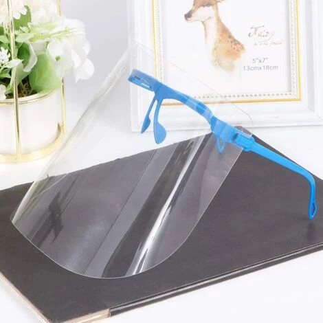 LITZEE Écran Facial Transparent Écran Facial Tout Usage Masque De Protection Des Yeux Et De La Tête Lunettes De Protection Anti-Salive 5 LITZEE Écran Facial Transparent Écran Facial Tout Usage Masque De Protection Des Yeux Et De La Tête Lunettes De Protection Anti-Salive – Image 3