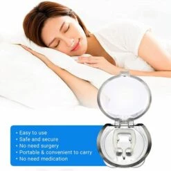 ZHUOXUAN 6pcs Anti-Ronflement Silicone Magnétique, Pince à Nez Anti Ronflement, Dilatateur Nasal, Dispositif Anti-Ronflement, Pince à Nez Magnétique, Arrête Les Ronflements Améliore La Respiration -Protection des voies respiratoires Soldes 52488287 3